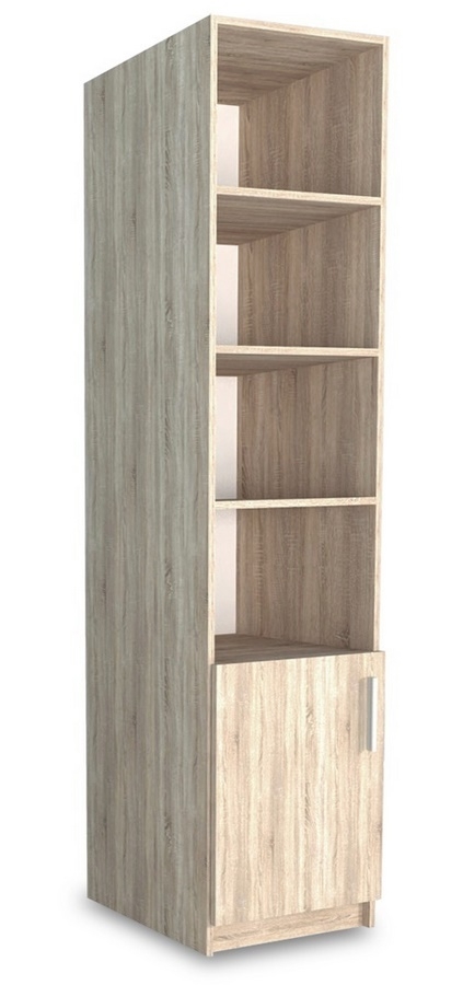 Regál MAUGHANI II, dub sonoma