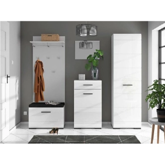 Regál MIRASOL, bílá, 5 let záruka