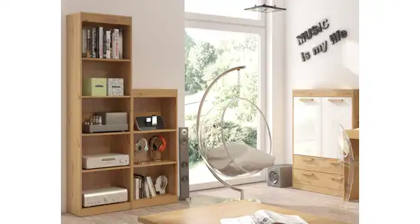 Regál nízký GATTON, dub artisan