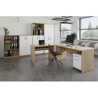 Regál nízký NEJBY GIANNI, dub sonoma 