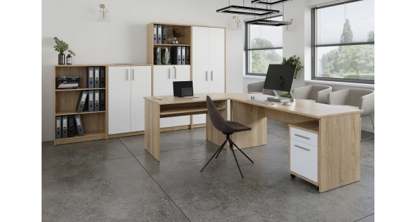 Regál nízký NEJBY GIANNI, dub sonoma 