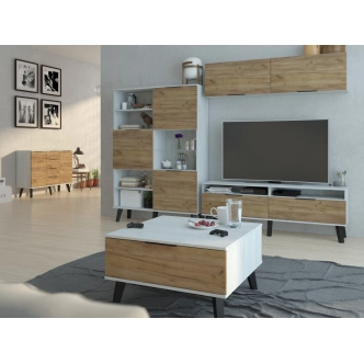 Regál OSMAK 3D, craft bílý/craft zlatý, 5 let záruka