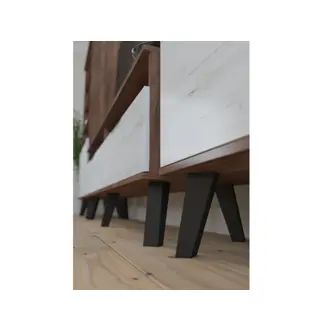 Regál OSMAK 4D, craft tobaco/craft bílý