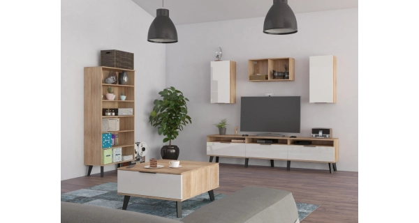 Regál OSMAK, dub sonoma, 5 let záruka