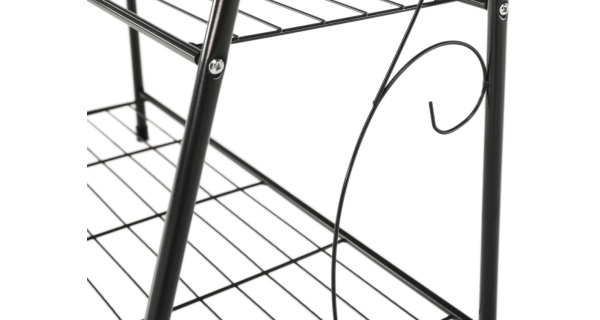 Regál SPINEL 3-policový, tmavě šedá