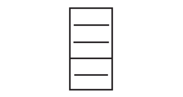 Regál SWED S5, jasan tmavý