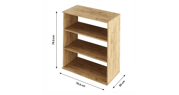 Regál TASIRE, dub artisan
