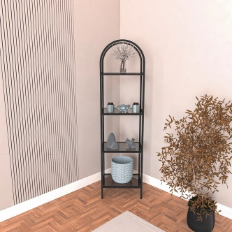 Regál TELSAR typ 1, černá