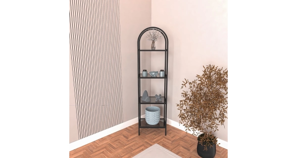 Regál TELSAR typ 1, černá