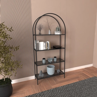 Regál TELSAR typ 2, černá