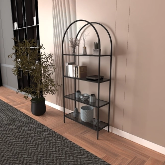 Regál TELSAR typ 2, černá