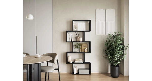 Regál TELTOR 80, černá