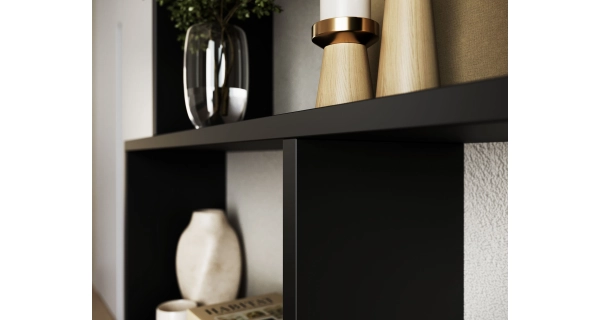 Regál TELTOR 80, černá