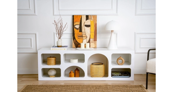 Regál TORFIR, bílá