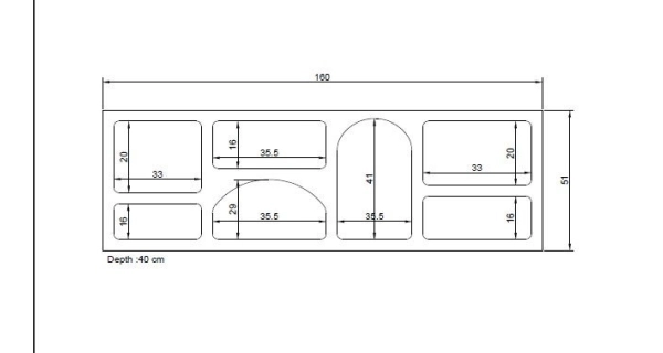 Regál TORFIR, bílá