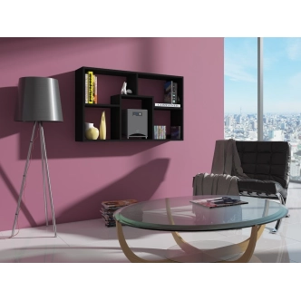 Regál USKON I, černá, 5 let záruka