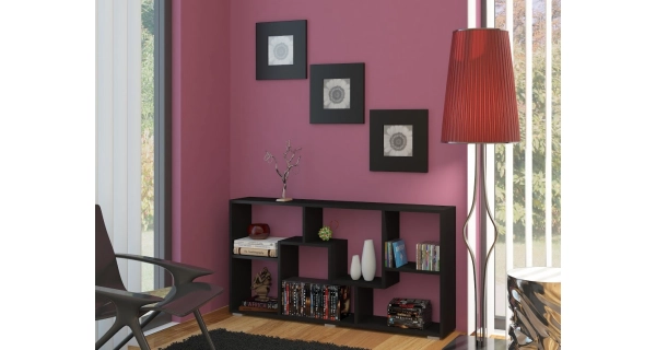 Regál USKON II, černá, 5 let záruka