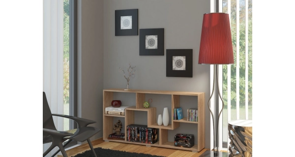 Regál USKON II, dub sonoma, 5 let záruka