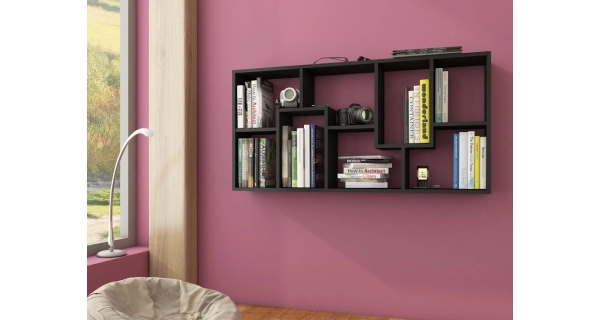 Regál USKON III, černá, 5 let záruka