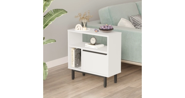 Regál VELVON typ 1, bílá