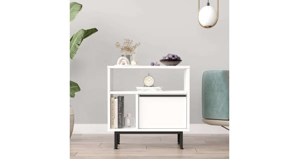 Regál VELVON typ 1, bílá