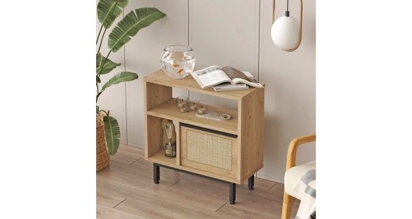 Regál VELVON typ 1, vlašský ořech/dub