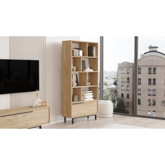 Regál VELVON typ 2, vlašský ořech