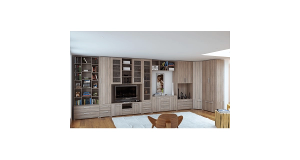 Regál vysoký TEBING, dub sonoma