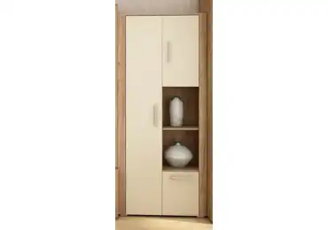 Regál WUBIN 3D, craft zlatý/krém/craft zlatý