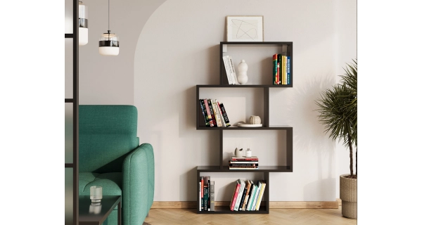 Regál ZALSAR 80, černá