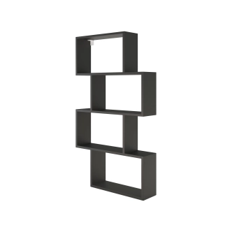 Regál ZALSAR 80, černá