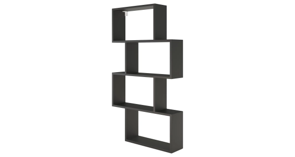 Regál ZALSAR 80, černá