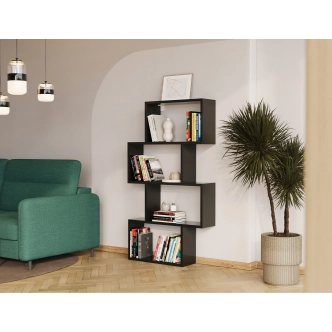 Regál ZALSAR 80, černá