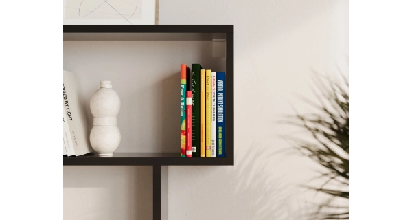 Regál ZALSAR 80, černá