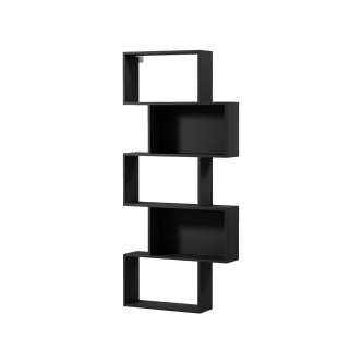 Regál ZALVON 80, černá