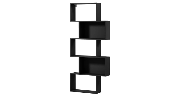 Regál ZALVON 80, černá