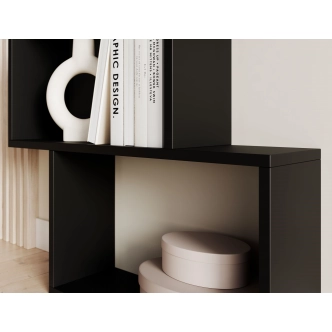 Regál ZALVON 80, černá