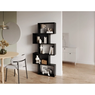 Regál ZALVON 80, černá