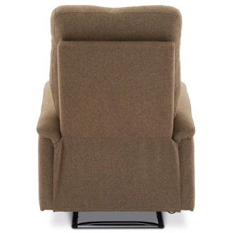 Relaxační křeslo CANYORNAL, hnědá látka