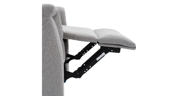 Relaxační křeslo CANYORNAL, světle šedá látka