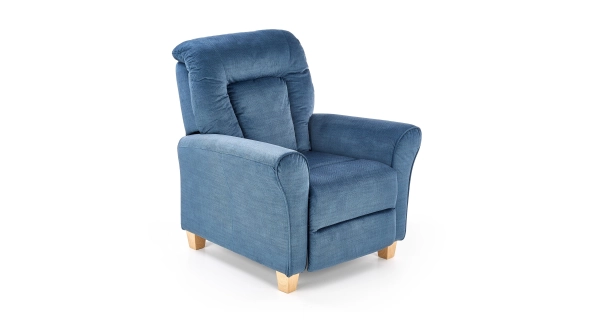 Relaxační křeslo MARTIS, tmavě modrá