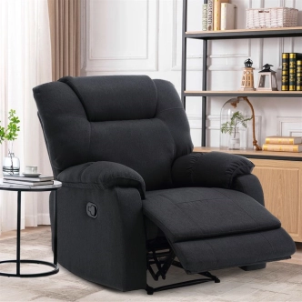 Relaxační křeslo STIGMA, šedá látka