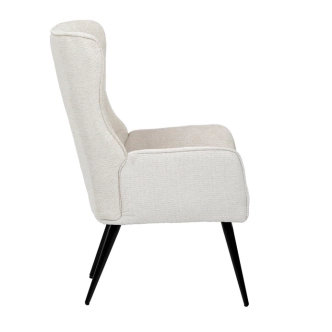 Relaxační křeslo ZELJORLEM, béžová voděodolná látka