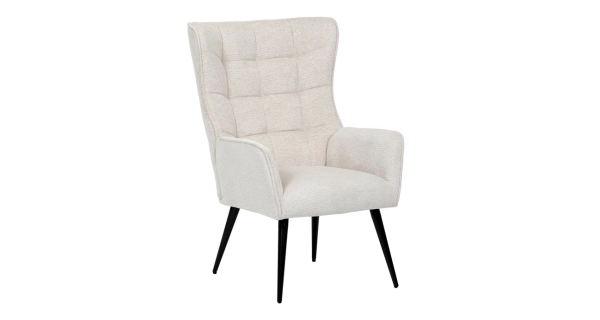 Relaxační křeslo ZELJORLEM, béžová voděodolná látka