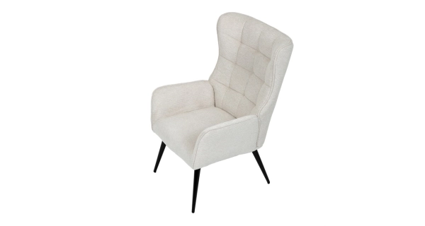 Relaxační křeslo ZELJORLEM, béžová voděodolná látka