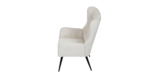 Relaxační křeslo ZELJORLEM, béžová voděodolná látka