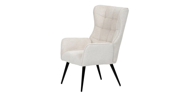 Relaxační křeslo ZELJORLEM, béžová voděodolná látka