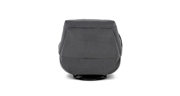 Relaxační křeslo ZELZELIV s el. ovládáním, šedá látka