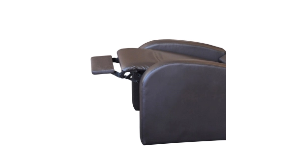 Relaxační masážní křeslo FERMONT, hnědá ekokůže