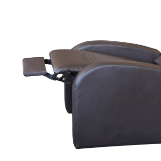 Relaxační masážní křeslo FERMONT, hnědá ekokůže